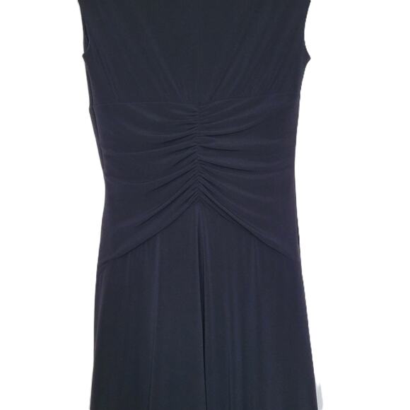 Laundry by Shelli Segal Womens Size 4 Black Gown Long Dress Formal Bling Sparkle - Picture 7 of 13